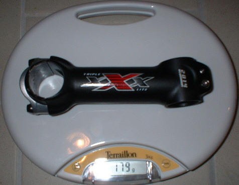 Bontrager Triple X Lite 2004 : 179gr