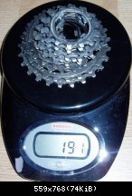 Campagnolo Record 2002 : 191gr