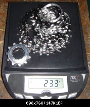 Sram Force 2007 : 233gr