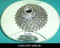 Shimano XT M760 2003 : 260gr