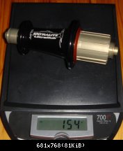 Extralite Ultrarear SR 2006 : 154gr