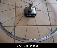 Shimano WH-7850 C24 CL 2008 : 605gr
