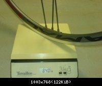 Campagnolo Shamal ultra titanium 2008 : 840gr