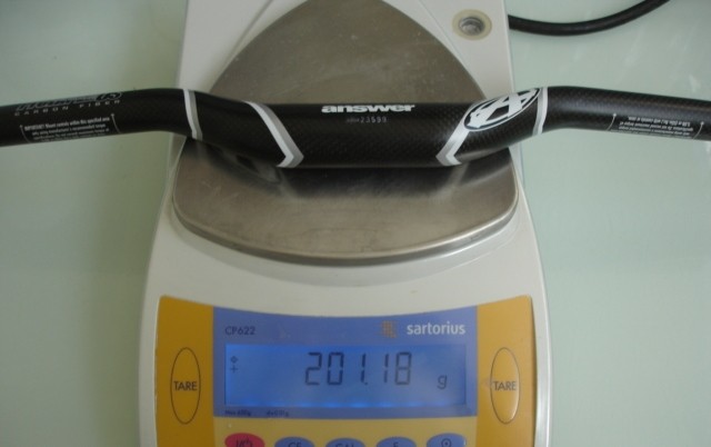 Answer Pro Taper Carbon 2006 : 201gr