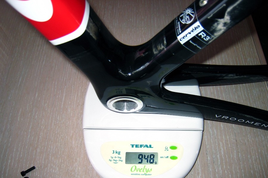 Cervelo R3 2007 : 948gr