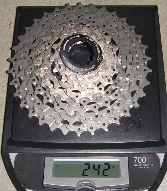 Shimano XTR M970 2007 : 242gr