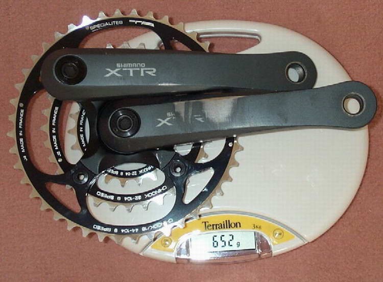 Shimano XTR M952 2001 : 652gr