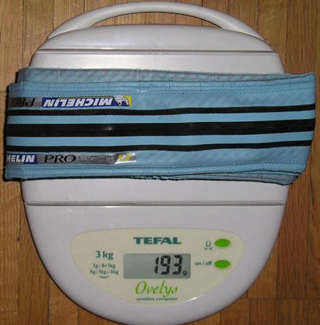 Michelin Pro Light 2004 : 193gr