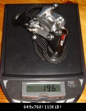 Sram X0 Blackbox 2006 : 196gr