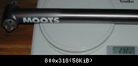 Moots Straight Laced 2005 : 232gr