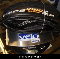 Continental Race King 2008 : 455gr