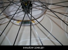 Mavic Crossride 26 - Roue arrière avec fond de jante - 1050 grammes